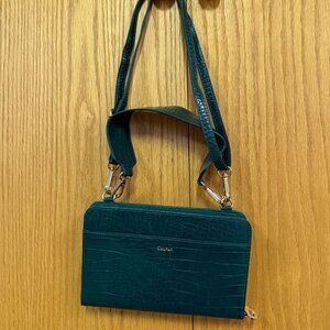 Calpak Bags Calpak Green Crossbody Bag With Croc Texture